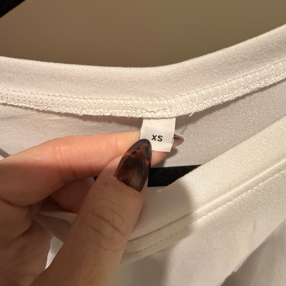 Excuse Me White Graphic Tee - Picture 2 of 4